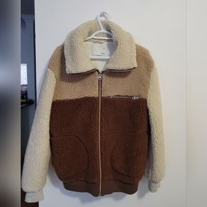 Oversized Aritzia Teddy Jacket